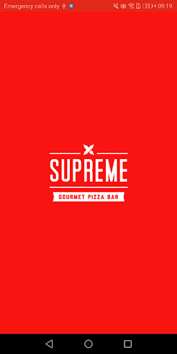 Android application Supreme Pizza screenshort