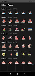 Captura de Pantalla 13 Stickers de Patricio Animados  android