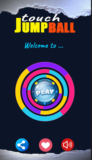 Android application Touch Jump Ball screenshort
