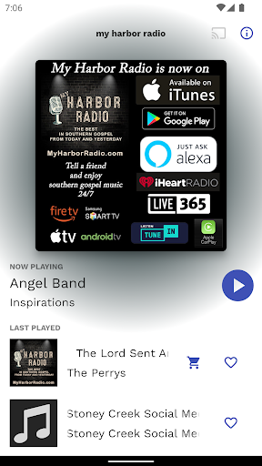 Android application My Harbor Radio screenshort