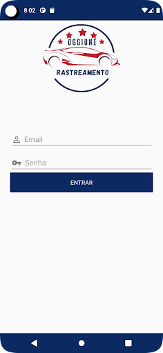 Android application OGGIONE RASTREAMENTO screenshort