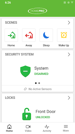 HomePro Security Screen 2