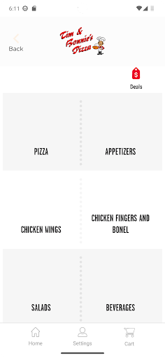 Tim and Bonnies Pizza Screen 3