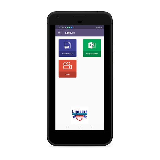 Android application Lipicure Academy screenshort