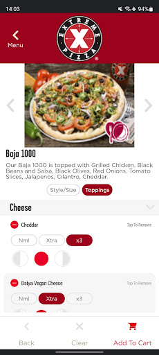 Screenshot of Extreme Pizza