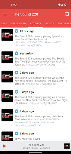The Sound 228 Screen 2