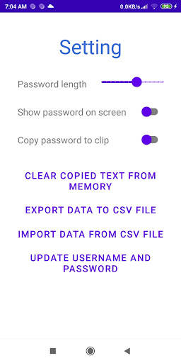Mypasswords Screen 3