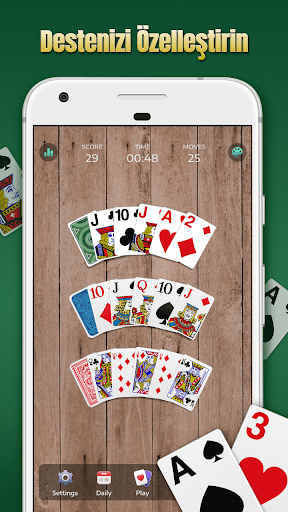 Solitaire Kart Oyunları Klasik ekran görüntüsü