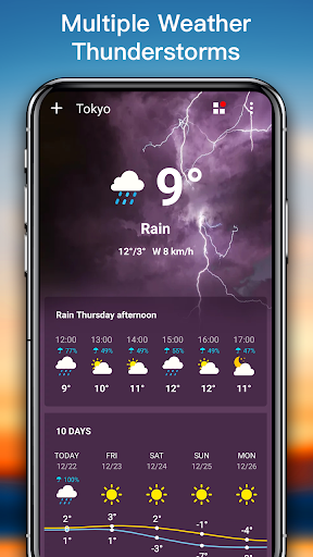 Android application Weather Forecast Pro screenshort