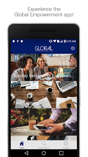 Android application Global Empowerment screenshort