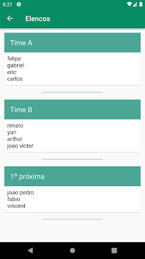 FutRua: Organizador de futebol Screen 2