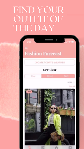Android application Fashion Forecast screenshort