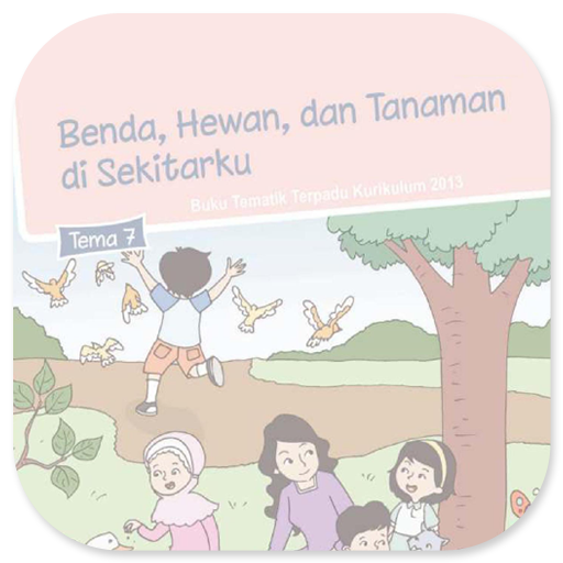 Buku Kelas 1 Tema 7 K13 logo