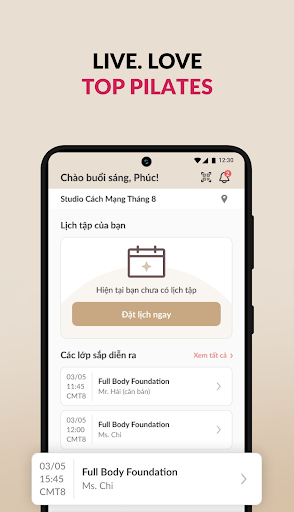 Android application Top Pilates screenshort