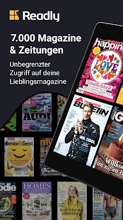 Readly Magazine und Zeitungen Screenshot