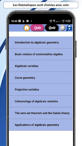 Algebraic Geometry Course Screen 2