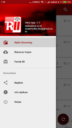 Radio Islam Indonesia Screen 2
