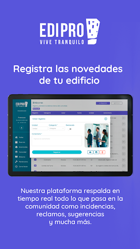Android application Edipro Conserje screenshort