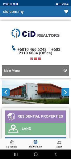 CID Toolbox Screen 2