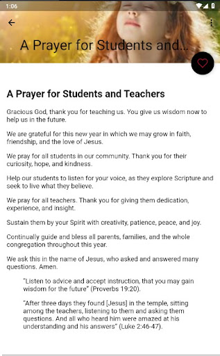 Prayer for Students
