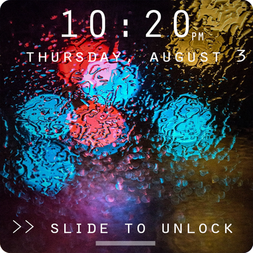 Drops Rain Lock Screen logo