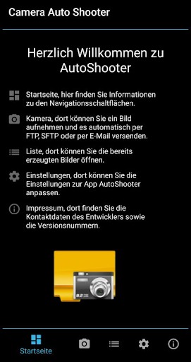 Android application Camera auto shooter screenshort