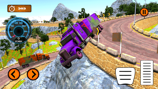 Android application Indian Truck Driving Simulator screenshort
