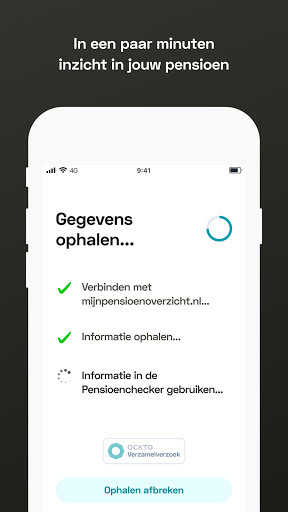 Pensioenchecker Screen 2