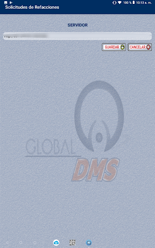 Android application Requisiciones screenshort