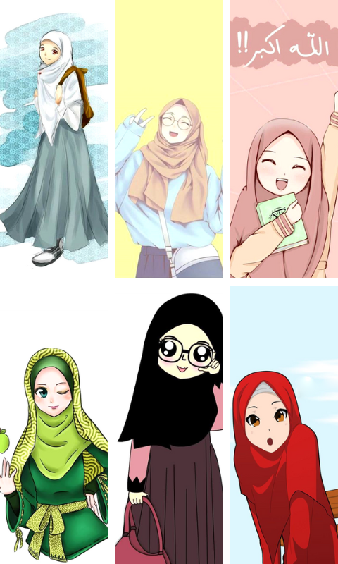 Hijab Cartoon Muslimah Imagesのおすすめ画像4