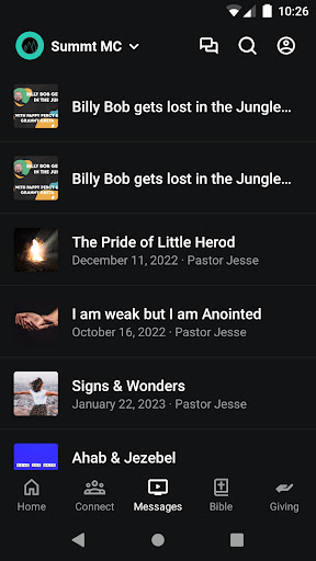 Summit Ministry Center Screen 3