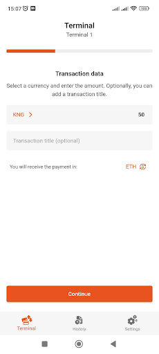 Kanga Terminal Screen 2