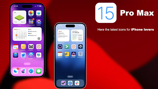 Screenshot 5 iPhone 15 Pro Max for Launcher android