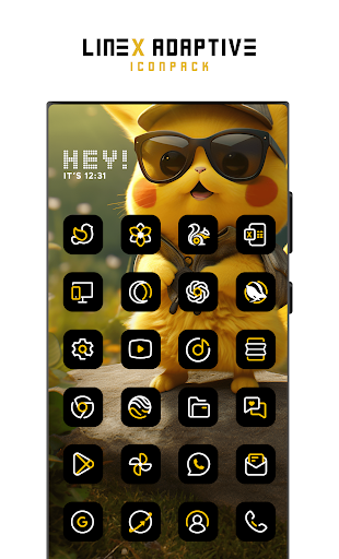 Screenshot of LineX Adaptive IconPack