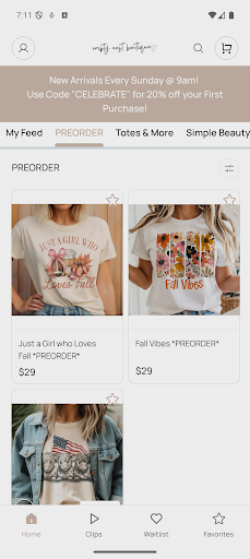 The Empty Nest Boutique screenshot 0