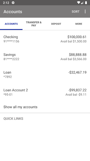 Southern Independent Bank Screen 3
