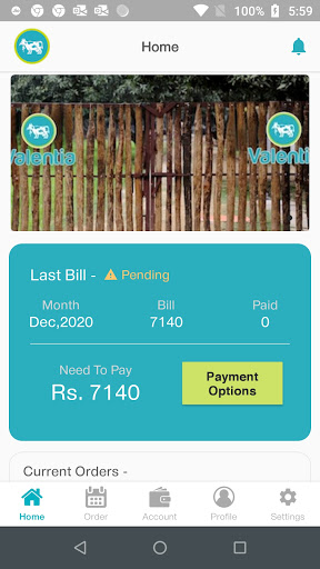 Android application Valentia Farm Fresh Private Li screenshort