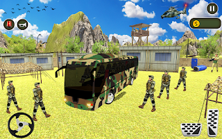 Army Bus Driving 2020 US Military Coach Bus Games