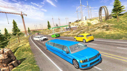 Limousine Taxi Driving Game screenshots 1