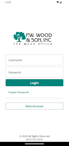 Android application P. W. Wood & Son Online screenshort