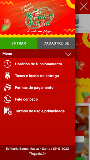Android application Esfiharia Bonna Massa screenshort