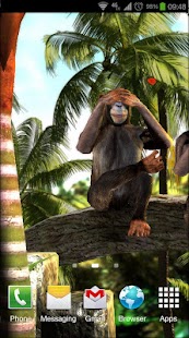Три мъдри маймуни 3D екранна снимка