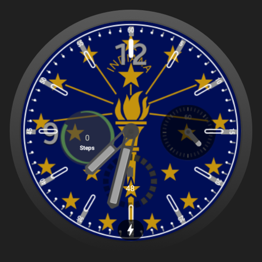 Indiana Flag Watchface logo