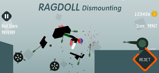 Ragdoll Dismounting MOD APK v1.84 (Unlimited Coins/Unlocked All Features) poster-1