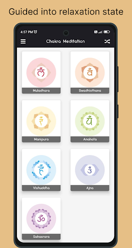 Android application Chakra Meditation :Turn Inward screenshort