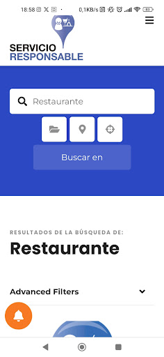 Servicio Responsable Móvil Screen 3