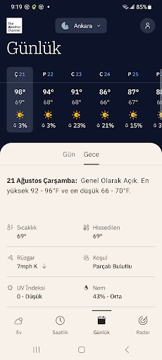 The Weather Channel ekran görüntüsü