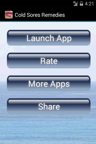 Android application Cold Sores Treatment screenshort