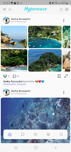 Android application The Hyperwave screenshort