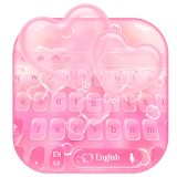 Pink bubble Keyboard Theme icon